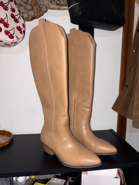 Target Women's Over-the-Knee Western Boots in Tan